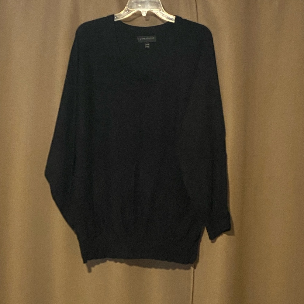 Lane Bryant Black Knit Top